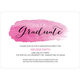 Pink Graduate Swash Graduation Invitations Image 4 of 5